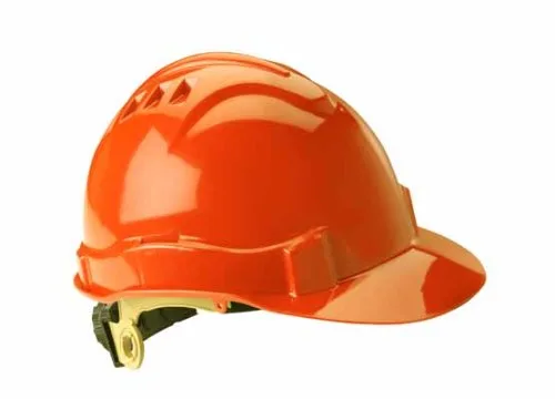 Vista 6 de Casco de seguridad Serpent con ventilación de polietileno, tipo I/clase E., Gris, 1