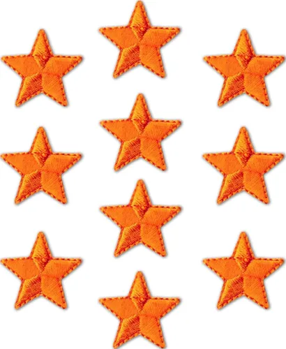 Vista 15 de Laughing Lizards Parches bordados con estrellas para planchar para ropa, chaquetas, mochilas y decoraciones (negro, 1 pulgada)