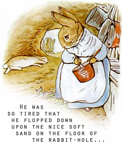 Vista 4 de ArtDash Studio presenta un vistazo a PETER RABBIT de Beatrix Potter ~ Juego de cuatro impresiones de 8 x 10 pulgadas
