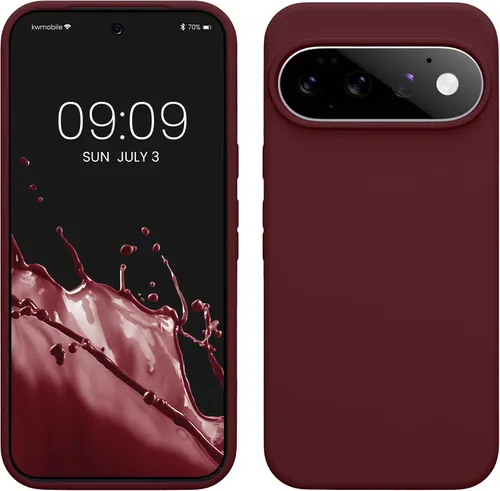 Vista 272 de kwmobile Funda Compatible con Google Pixel 6 - Funda de teléfono de silicona de TPU con acabado suave - Océano Profundo