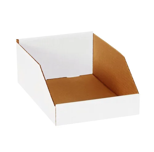 Vista 27 de Box USA BBINBIN29K Cajas de contenedores de tapa abierta, 2" x 9" x 4-1/2", kraft (paquete de 25)