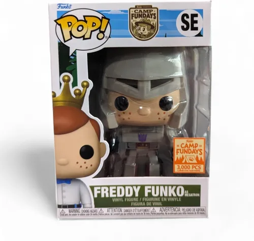 Vista 2 de Funko Originales de Campamento 2023 - Freddy as Megatron (limitado a 3000 piezas)