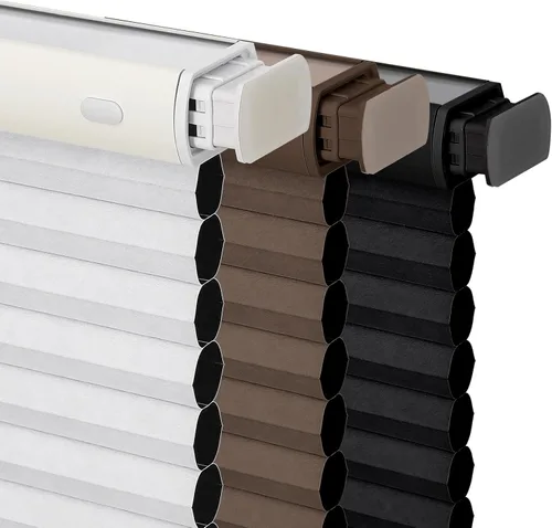 Vista 11 de Joydeco Persianas celulares sin cordones, persianas opacas para ventanas de interior, persianas opacas para aislamiento térmico y reducción de ruido