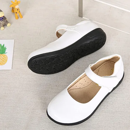 Vista 4 de Amtidy Zapatos planos de uniforme escolar para niñas, zapatos planos para bodas, fiestas