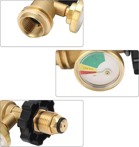 Vista 8 de El adaptador del tanque de gas de POL universal fácil instala el material de latón para los aparatos de gas