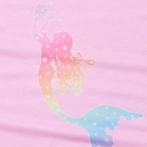 Vista 4 de QPANCY Pijamas a juego para niñas y muñecas, conjuntos de pijama de unicornio para verano, ropa de dormir de algodón