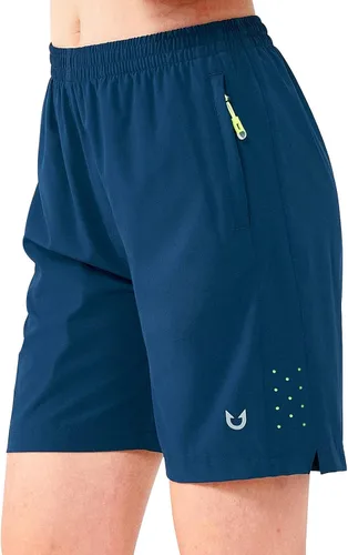 Vista 31 de NORTHYARD Pantalones cortos deportivos de senderismo para mujer, de secado rápido, ligeros, para gimnasio, entrenamiento, con 3 bolsillos