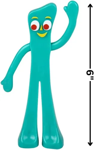 Vista 3 de Toysmith figura flexible de Gumby, Multi