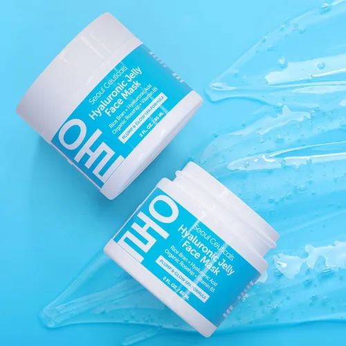 Vista 6 de SeoulCeuticals Juego coreano para el cuidado de la piel, contiene crema hidratante de caracol + máscara de gelatina coreana. Este potente juego