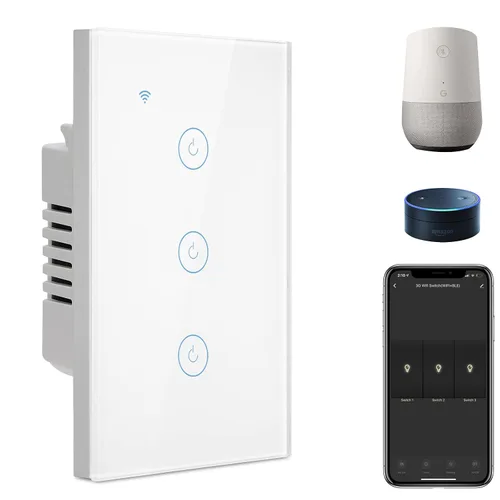 Vista 16 de BSEED - Interruptor de luz inteligente, interruptor táctil WiFi de 1 vía con control de aplicación Smart Life y función de temporización