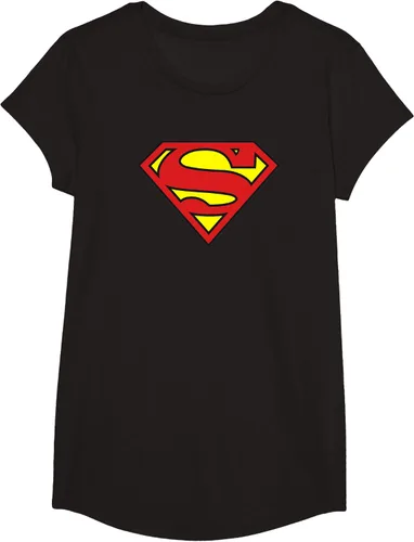 Vista 5 de Superman Camiseta con logotipo clásico Negro