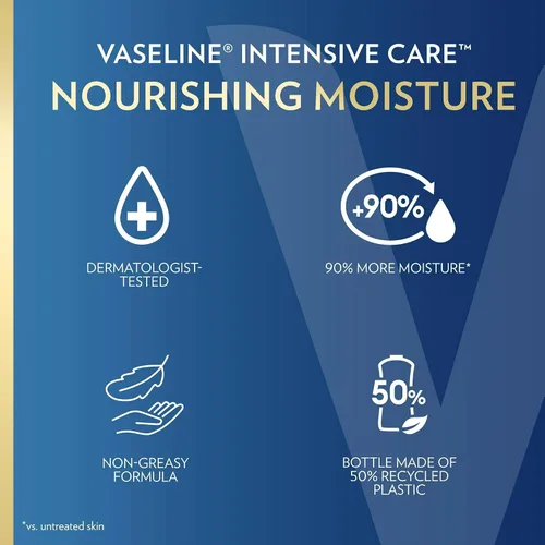 Vista 7 de Vaseline Intensive Care Essential Healing Loción Corporal, 20.3 onzas, botella de bomba, 4/caja