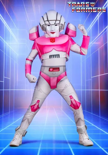 Vista 2 de Disfraz de niña Transformers Arcee