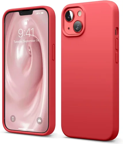 Vista 10 de elago - Carcasa de silicona líquida prémium para iPhone 13 Full Body Screen Camera Protective Cover, Shockproof, Slim Phone Case, Anti-Scratch