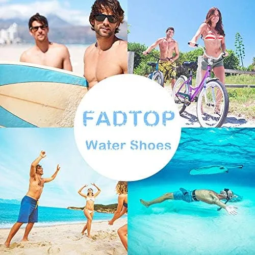 Vista 9 de Zapatos de secado rápido para deportes acuáticos, para natación, playa, piscina, surf, yoga, para mujeres y hombres