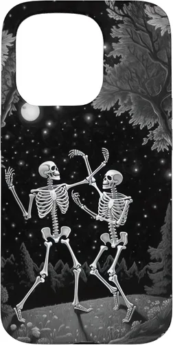 Vista 14 de iPhone 12 mini Estética Ocultista Grunge Gótico Esqueleto Bailando Halloween Case