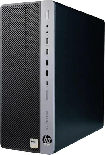 Vista 3 de HP EliteDesk 800G4 Tower - Computadora de escritorio Hexa Core Intel i7 (3.4), 16 GB DDR4 de RAM, estado sólido SSD de 500 GB, Windows 11