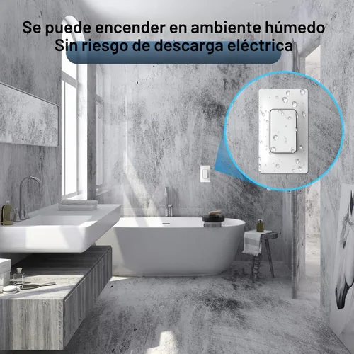 Vista 4 de Milfra Kit de interruptor de luz inalámbrico y receptor, interruptor de luz inalámbrico, no necesita WiFi para exteriores e interiores, interruptor