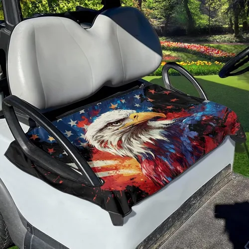 Vista 11 de Funda para asiento de carrito de golf, ligera, ajuste universal, accesorios para carrito de golf, fácil de instalar