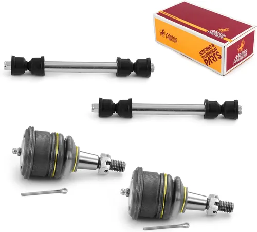 Vista 210 de Metrix Premium Chassis Parts - Juego de 4 piezas de articulación de rótula superior y barra estabilizadora delantera para Ford Ranger RWD 1998-2011