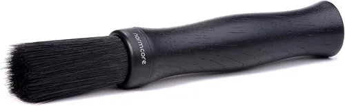 Vista 3 de Normcore Barista Brush - Cepillo de Limpieza de Posos de Café - Cepillo de Café con Mango de Madera de Roble Teñido Negro Natural - Cepillo