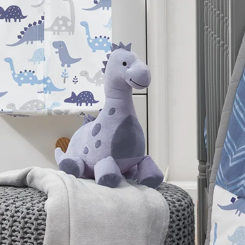 Vista 2 de Bedtime Originals Roar Dinosaur Plush Rex, azul, 1 unidad (paquete de 1)