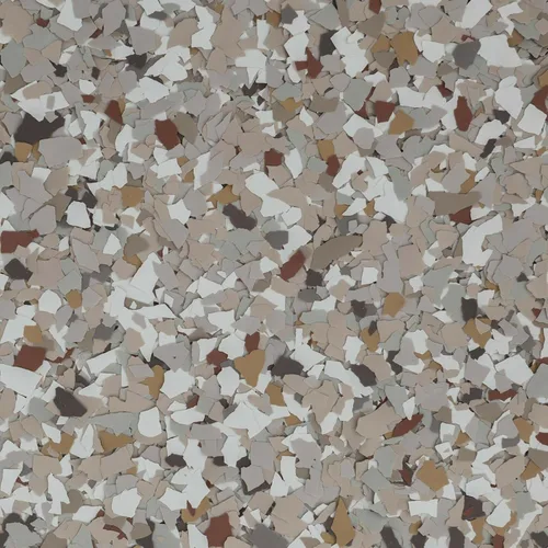Vista 8 de Colored Epoxies Caja de 20 LB Mezcla Signature Epoxy Flake (Outback Flake)
