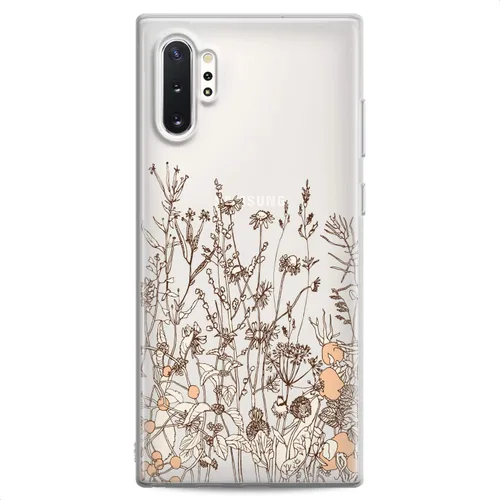 Vista 10 de Funda compatible con Samsung A91 A54 A52 A51 A50 A20 A11 A12 A13 A14 A03s A02s Floral Green Roses Vintage Slim Fit Flowers Cute Blue Print Pink