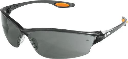 Vista 5 de MCR Safety Law LW2 Series Crew Gafas de seguridad dieléctricas Lente de espejo de diamante azul