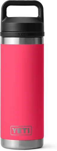 Vista 41 de YETI Rambler Botella de 18 oz, aislada al vacío, de acero inoxidable con tapa Chug, negro