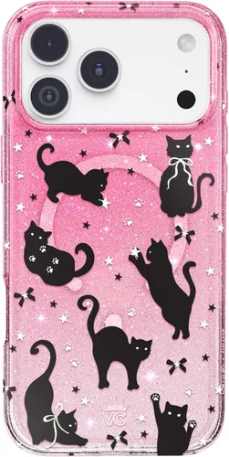 Vista 576 de VELVET CAVIAR Funda para iPhone 15, compatible con MagSafe, probada contra caídas de 10 pies, fundas protectoras de diseño, leopardo color rosa
