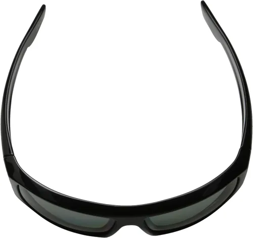 Vista 4 de Spy Optics Logan - Gafas de sol polarizadas con color negro brillante, gris y verde, Verde