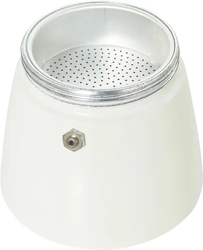 Vista 2 de Moka - Cafetera para estufa de café expreso con mango de madera y válvula de seguridad individual, cafetera para estufas de gas, eléctricas