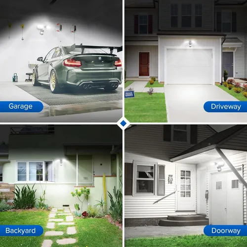 Vista 6 de SANSI - Luz LED de seguridad con sensor de movimiento