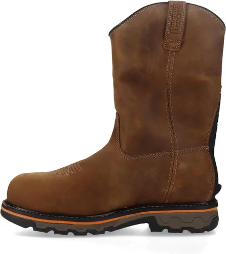 Vista 4 de Timberland PRO Botas de trabajo True Grit sin cordones con puntera compuesta para hombre Marrón-2024 Nuevo