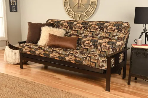 Vista 36 de Kodiak Futons Monterey - Marco de futón con cajones, incluido, color nuez Solo marco