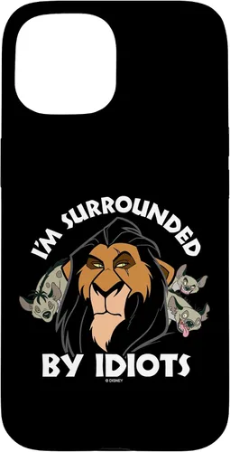 Vista 6 de Funda para iPhone 16 Disney The Lion King Scar I'm Surrounded By Idiots