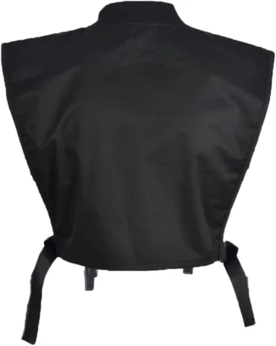 Vista 2 de Bnigung Chaleco tipo cargo sexy para mujer, sin mangas, con hebilla y cremallera, estilo steampunk con bolsillos