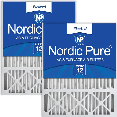 Vista 17 de Nordic Pure 16x25x5 (15_3/4 x 24_3/4 x 4_3/8) Honeywell/Lennox Filtro de aire de reemplazo MERV 8 1 unidad