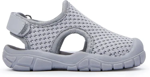 Vista 4 de BMCiTYBM Sandalias de verano con punta cerrada para bebé, niño, niña, zapatos ligeros, antideslizantes, para primeros pasos, 6, 9, 12, 18, 24 meses
