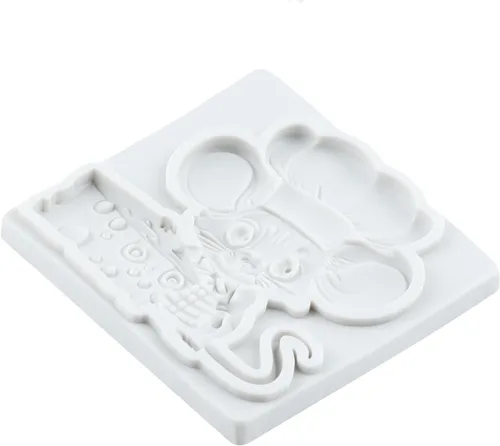 Vista 4 de Lingzhi Molde de silicona para ratón, molde para fondant de queso, para decoración de pasteles, chocolate, dulces, cupcakes, pasta de goma
