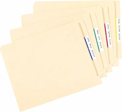 Vista 7 de Avery Etiquetas para carpetas de archivos con alimentación segura, 23 pulgadas x 3-716 pulgadas, 750 etiquetas imprimibles, extraíbles, surtidas
