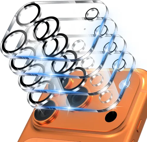 Vista 11 de Paquete de 4 protectores de lente de cámara compatibles con Samsung Galaxy Decoración de la cubierta de lente de cámara de vidrio templado 9H