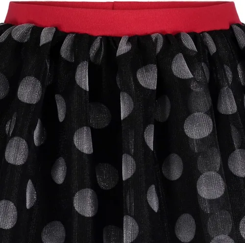 Vista 6 de Disney Camiseta de Minnie Mouse, falda de tul y diadema de satén, conjunto de 3 piezas para bebés y niños grandes (12 meses - 10-12)