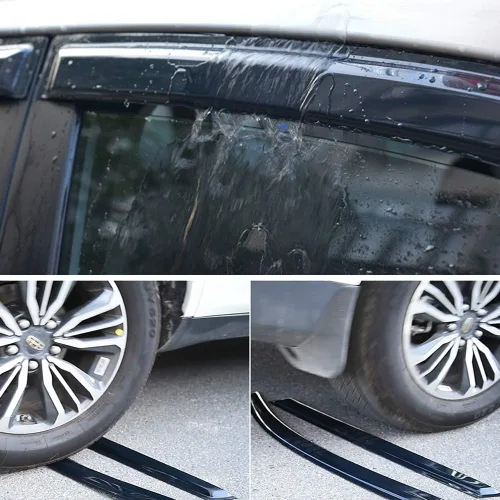 Vista 4 de Deflectores de viento para ventana lateral a prueba de lluvia para Chrysler Sebring 2007-2010; Chrysler 2000 2011-2014, juegos de protectores