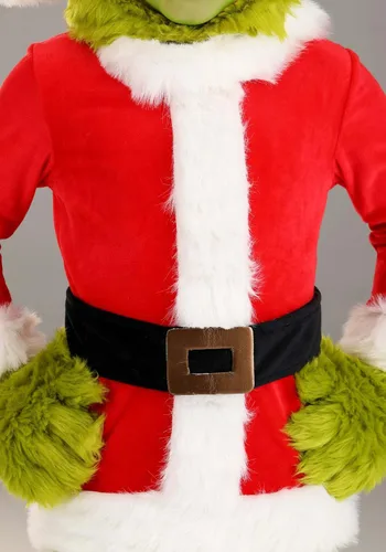 Vista 6 de elope Dr. Seuss - Disfraz de Grinch de Papá Noel con cara abierta