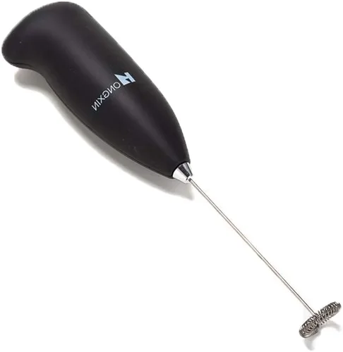 Vista 2 de Mezclador de bebidas duradero Mezclador de café de mano, agitador de crema, mezclador de huevos, batidora de cocina, espumador de leche eléctrico