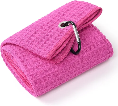 Vista 45 de Mile High Life Toalla de golf premium de tejido de gofre, 16 x 24 pulgadas, extra absorbente y de secado rápido, microfibra ultrasuave, clip