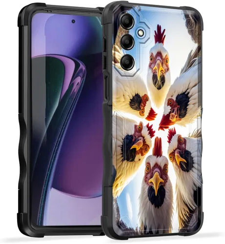 Vista 9 de Funda para Galaxy A14 5G, [Doble Capa][Protección contra Caídas de Grado Militar de 10 Pies] [Antideslizante] Funda Resistente a Prueba de Golpes
