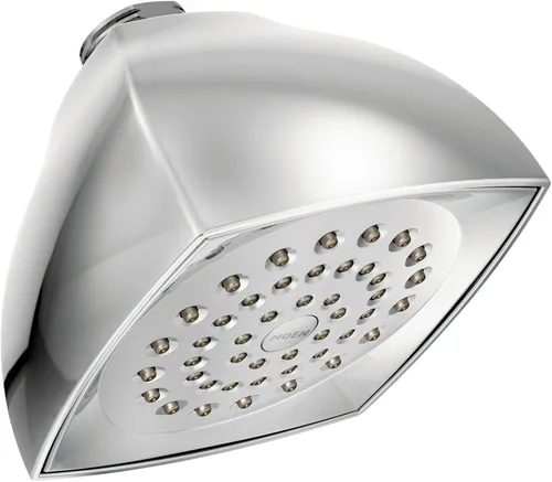 Vista 7 de Moen Voss 6325BG - Cabezal de ducha de una función de 4-1/16 pulgadas de diámetro, 2.5 GPM, color dorado cepillado